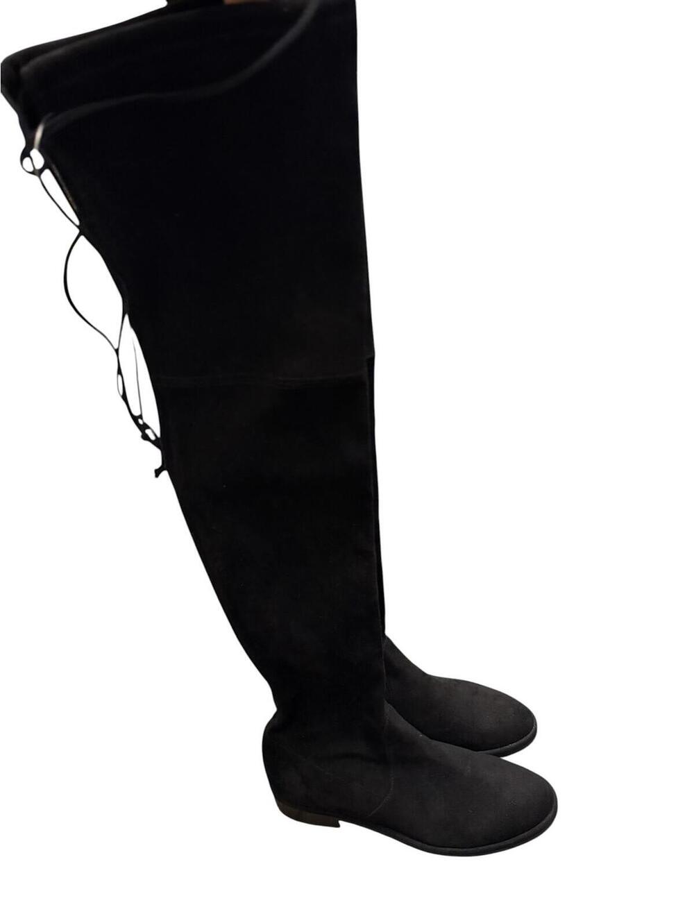 Stuart Weitzman Lowland Suede Over-The-Knee Boot - Picture 7 of 8